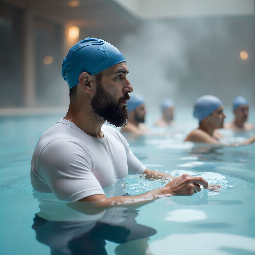 Michael, water aerobics instructor