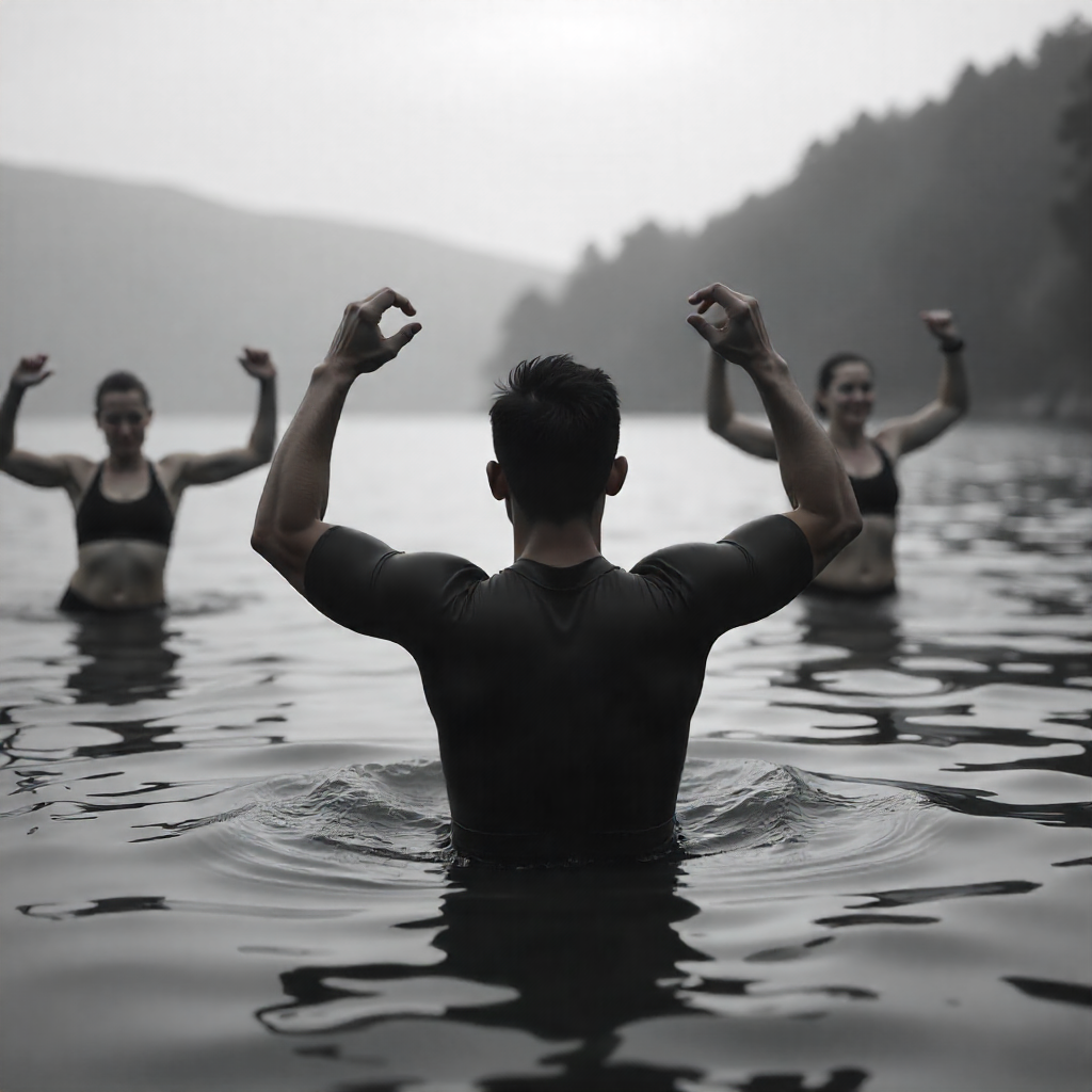 High-intensity water workout